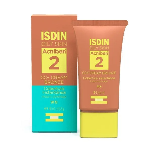 Маска для лица Isdin — CC+ Cream Acniben SPF30, Bronze