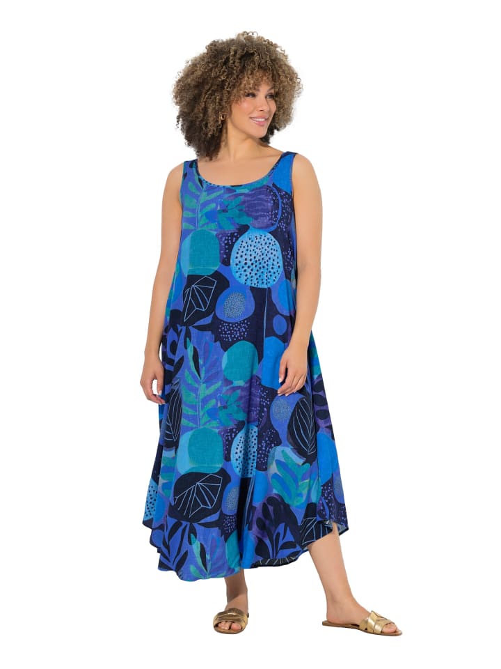 

Ulla Popken Платье темно-синего цвета