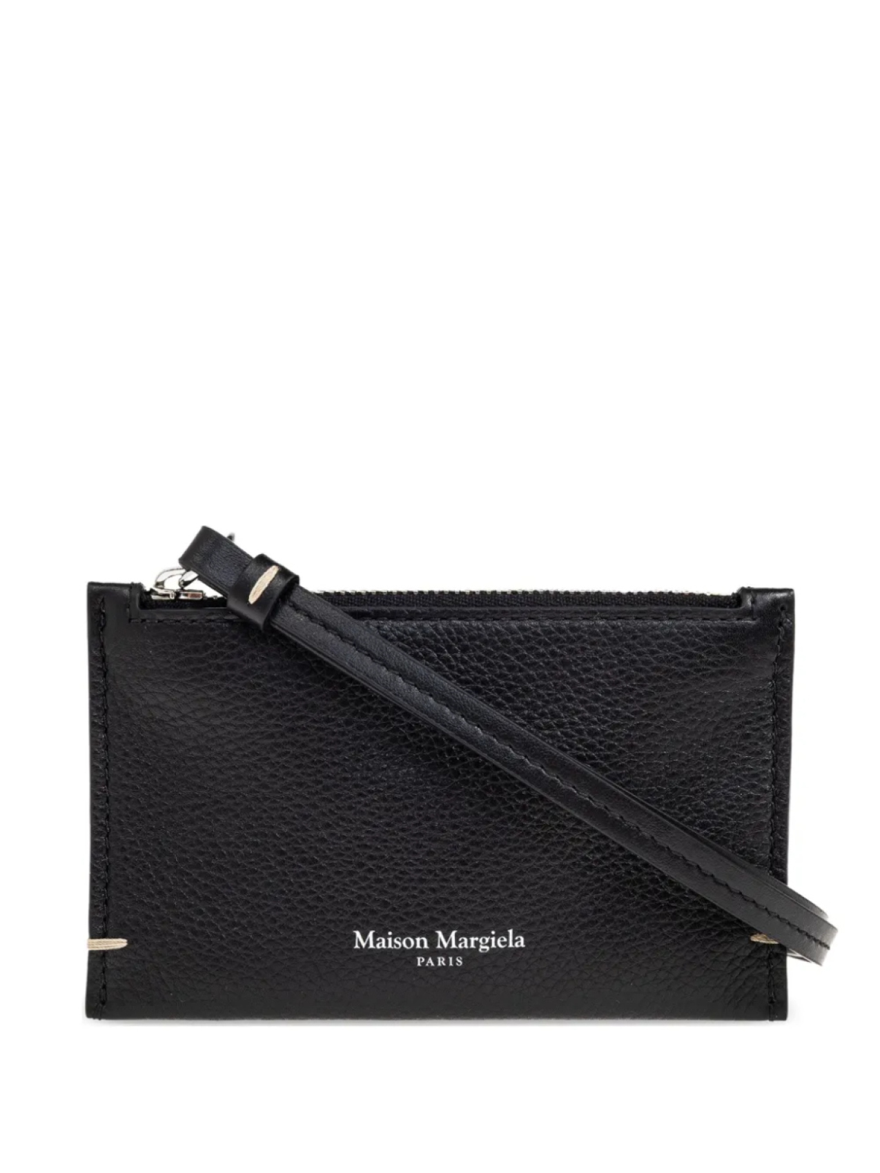

Кожаный кошелек Maison Margiela, черный