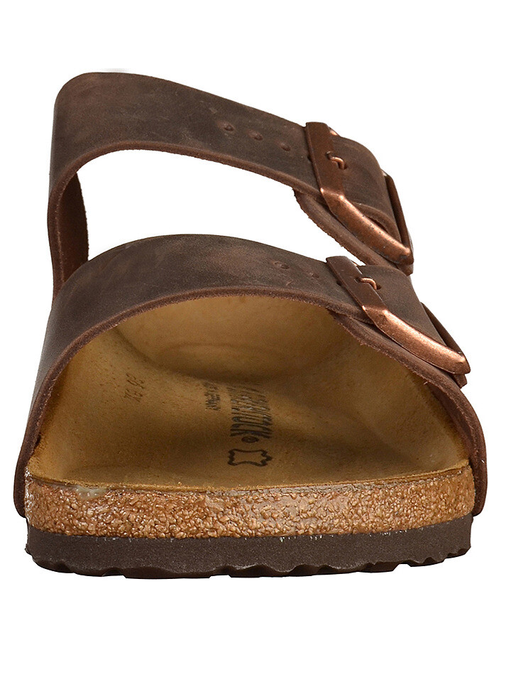 Мюли Birkenstock Leder Arizona, цвет Braun - Weite S — фото 4