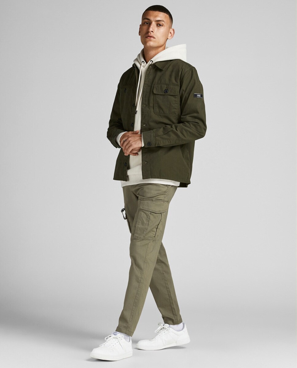 Мужские брюки-карго Jack & Jones, зеленый