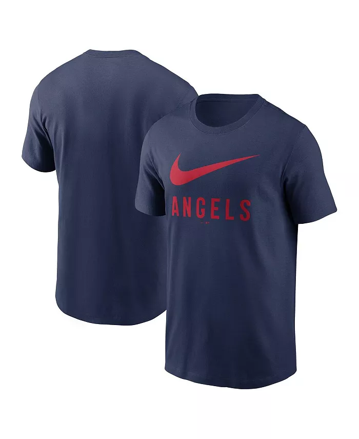 

Мужская футболка Los Angeles Angels в синем цвете с логотипом Swoosh Nike