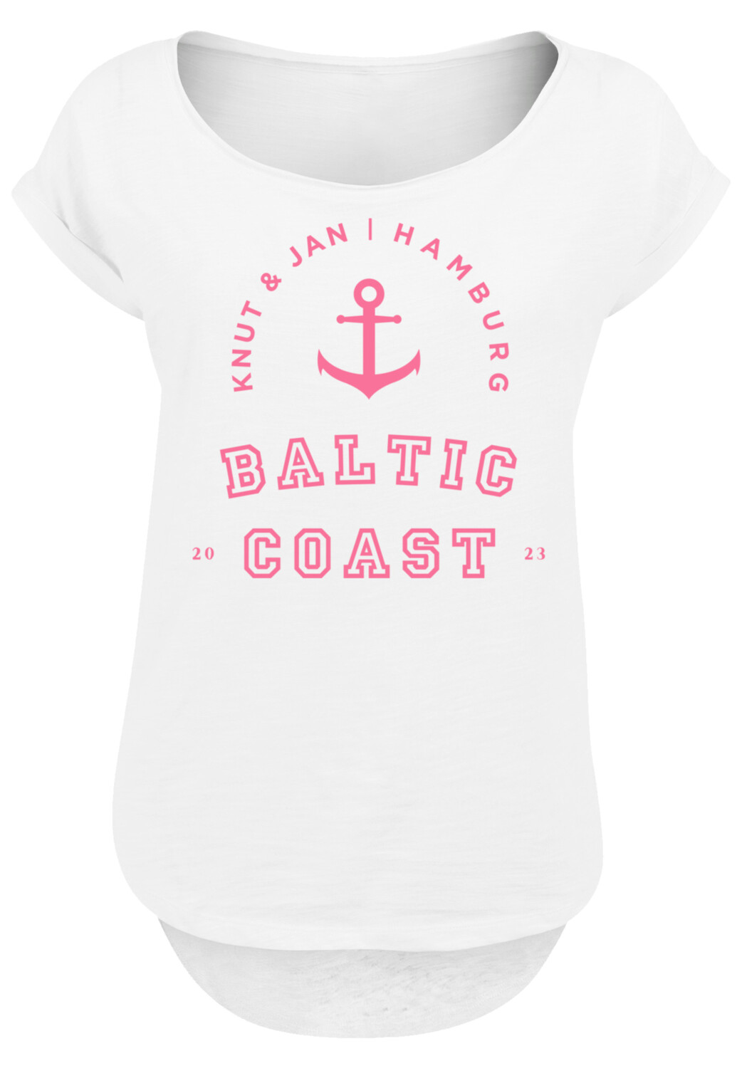

Футболка F4NT4STIC PLUS SIZE Baltic Coast, белый