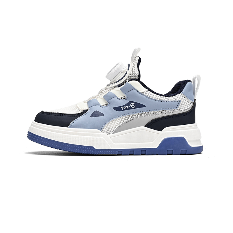 

Детские кроссовки для скейтбординга с дышащими низкими бортами, устойчивые к скольжению и износу. Wooden houses, белый/синий