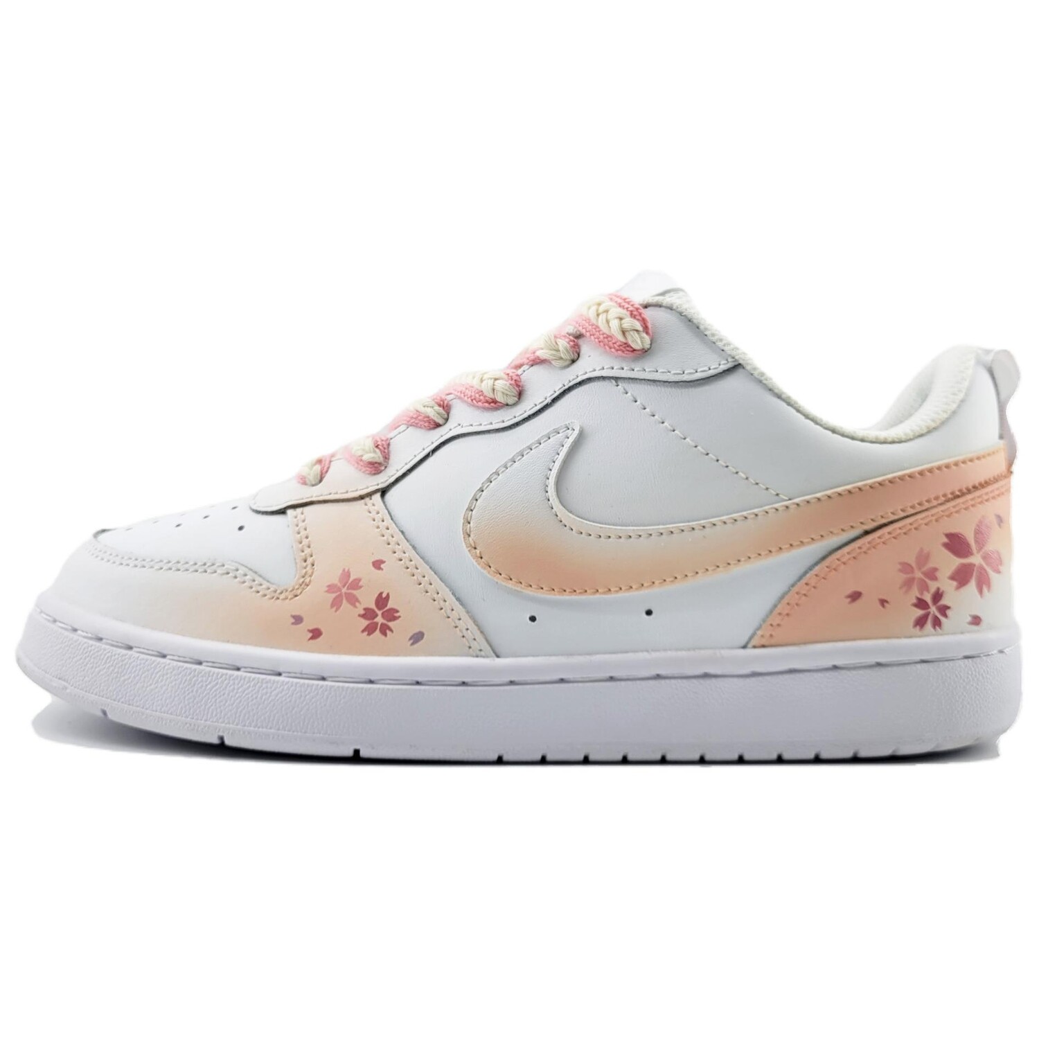 

Кроссовки Nike Court Borough Skateboarding Shoes Women's Low-top White/orange, белый