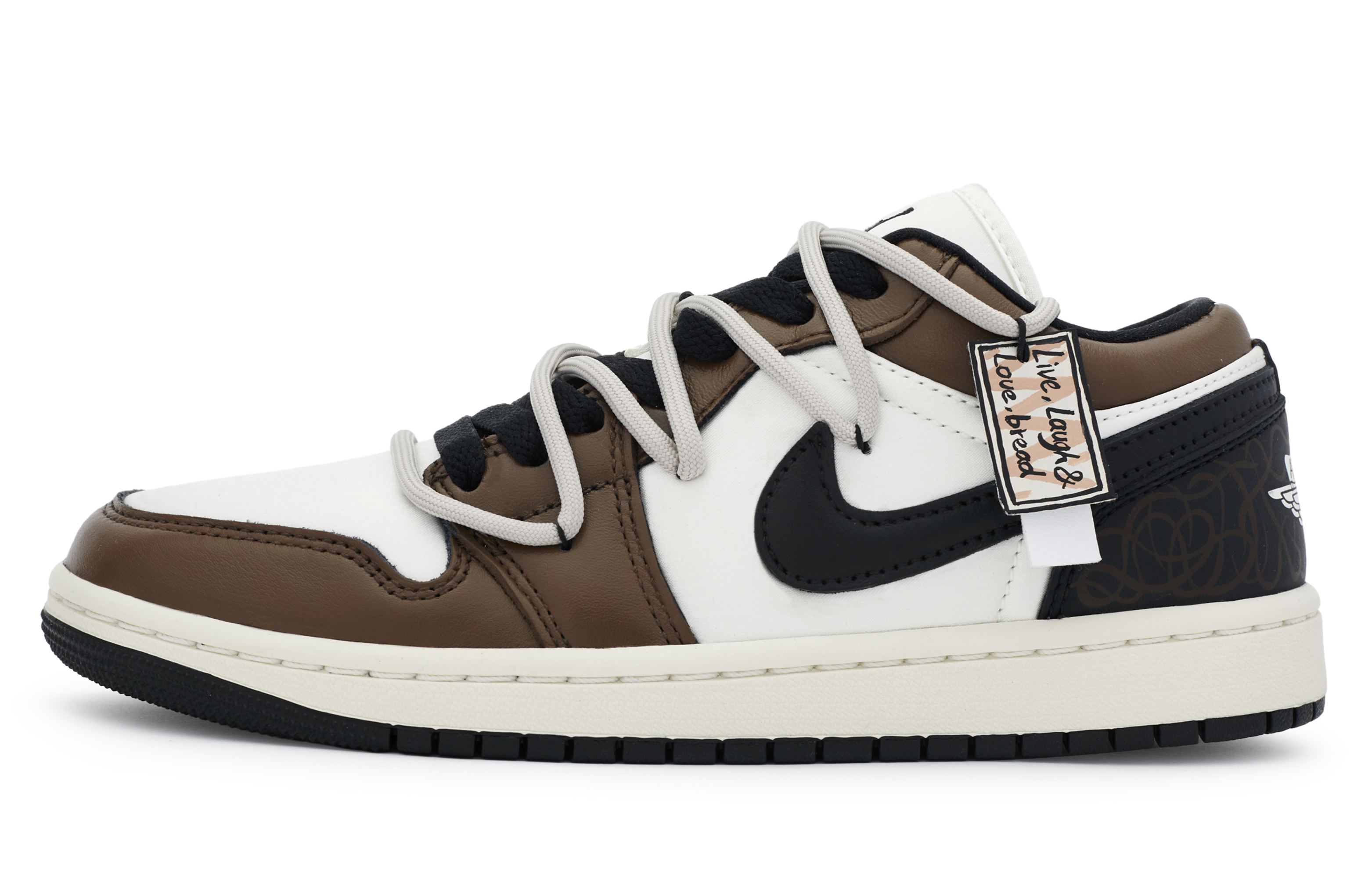 

Jordan Air Jordan 1 Vintage Баскетбольные кроссовки унисекс, Brown/White