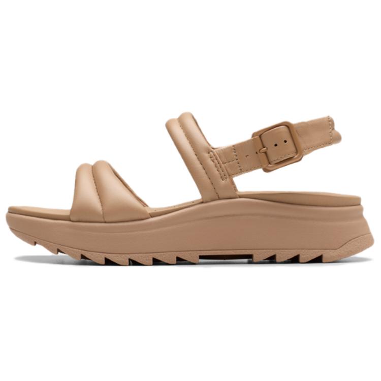 Clarks Сандалии DashLite Surf Fiber Collection с одним ремешком, женские, коричневые