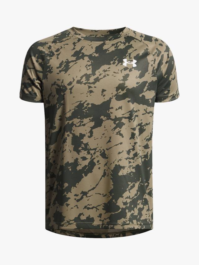 

Детская футболка с коротким рукавом Camouflage Tech Under Armour, Marine Green