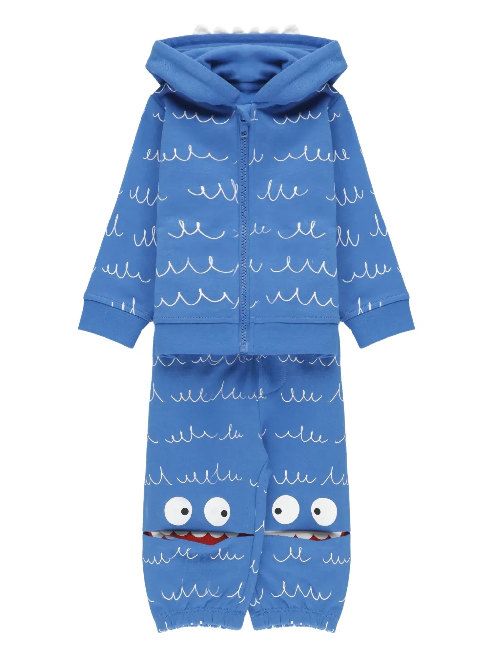 

Спортивный костюм с капюшоном Stella Mccartney Kids, синий
