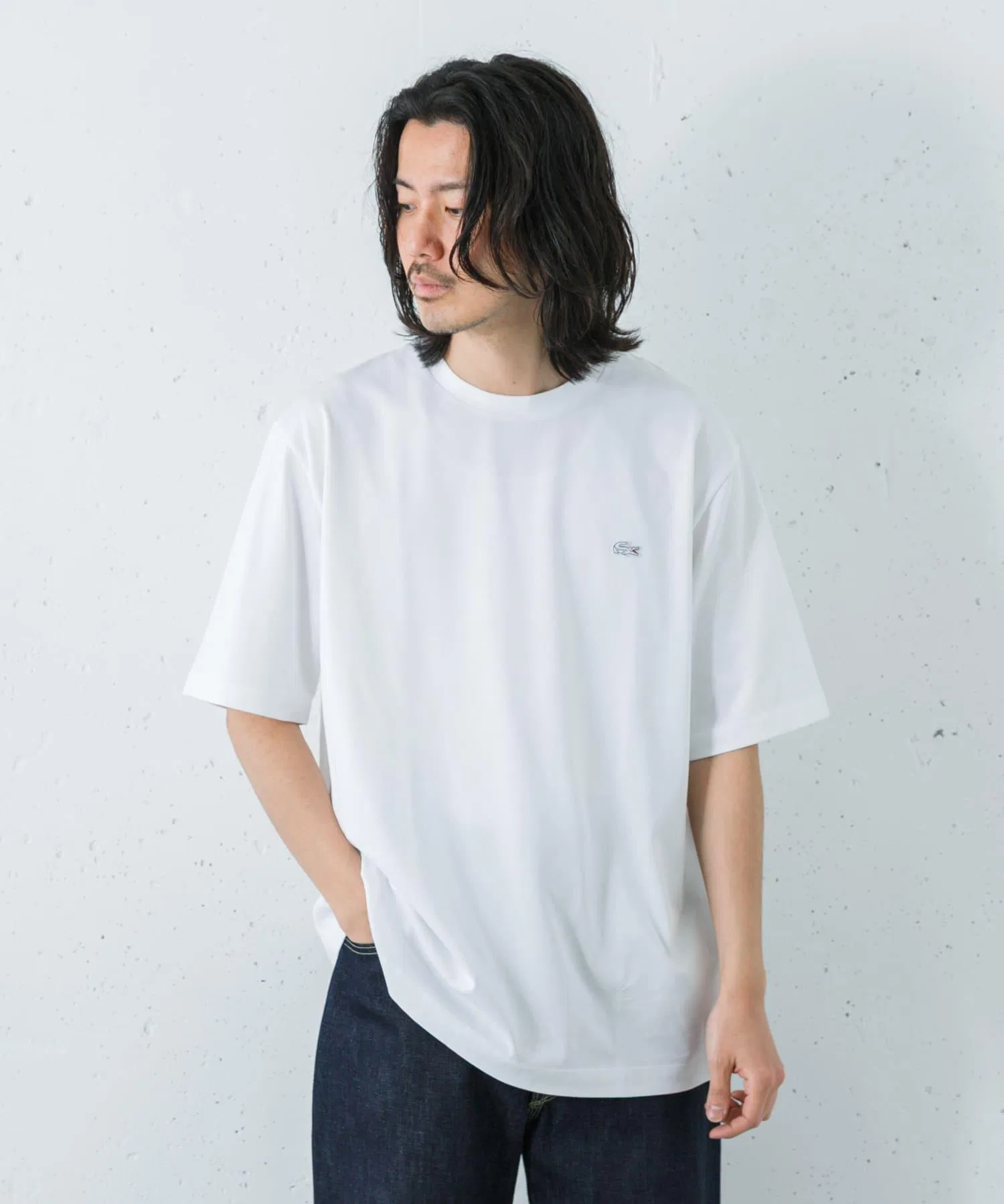 Мужская футболка LACOSTE с логотипом
