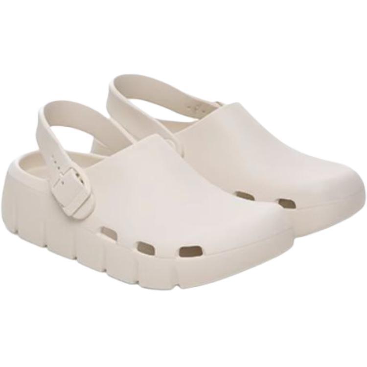 Birkenstock Бирки Flow устойчивые к истиранию низкие детские сандалии white — фото 3