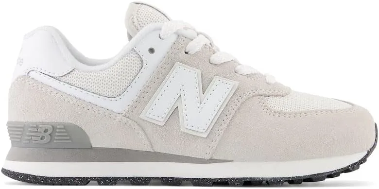 Кроссовки New Balance Kids' 574 V1 на шнуровке, белый — фото 3