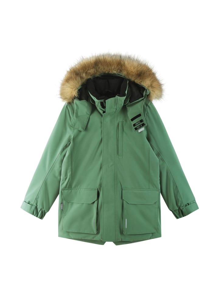 

Зимняя куртка Reimatec "Ajaton" цвета зеленой глины Reima