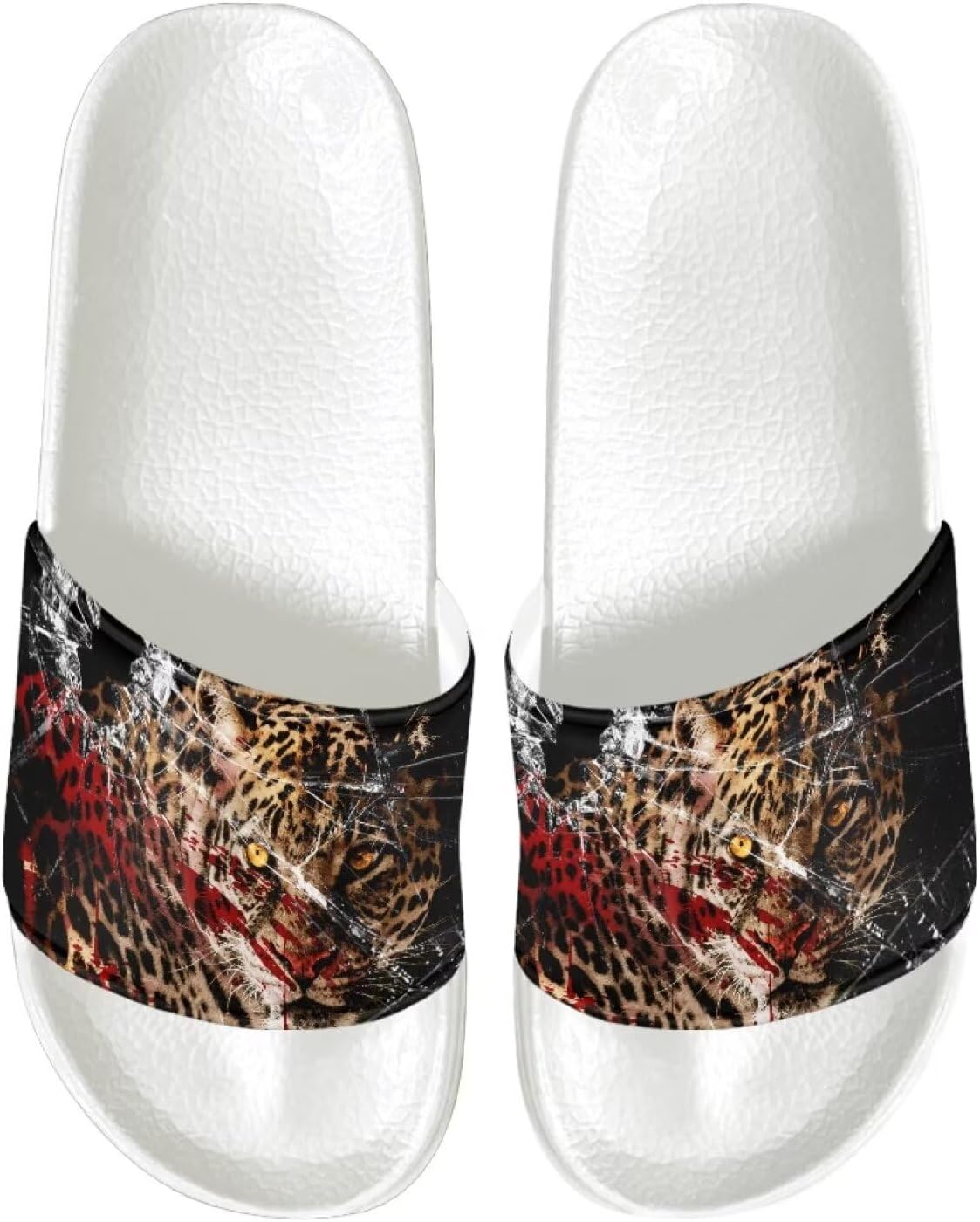 

Мужские слайд-сандалии Qoiuvncy, легкие, противоскользящие, спортивные, с открытым носком, на лето, шлепанцы для спа, белая подошва, размеры 5-14