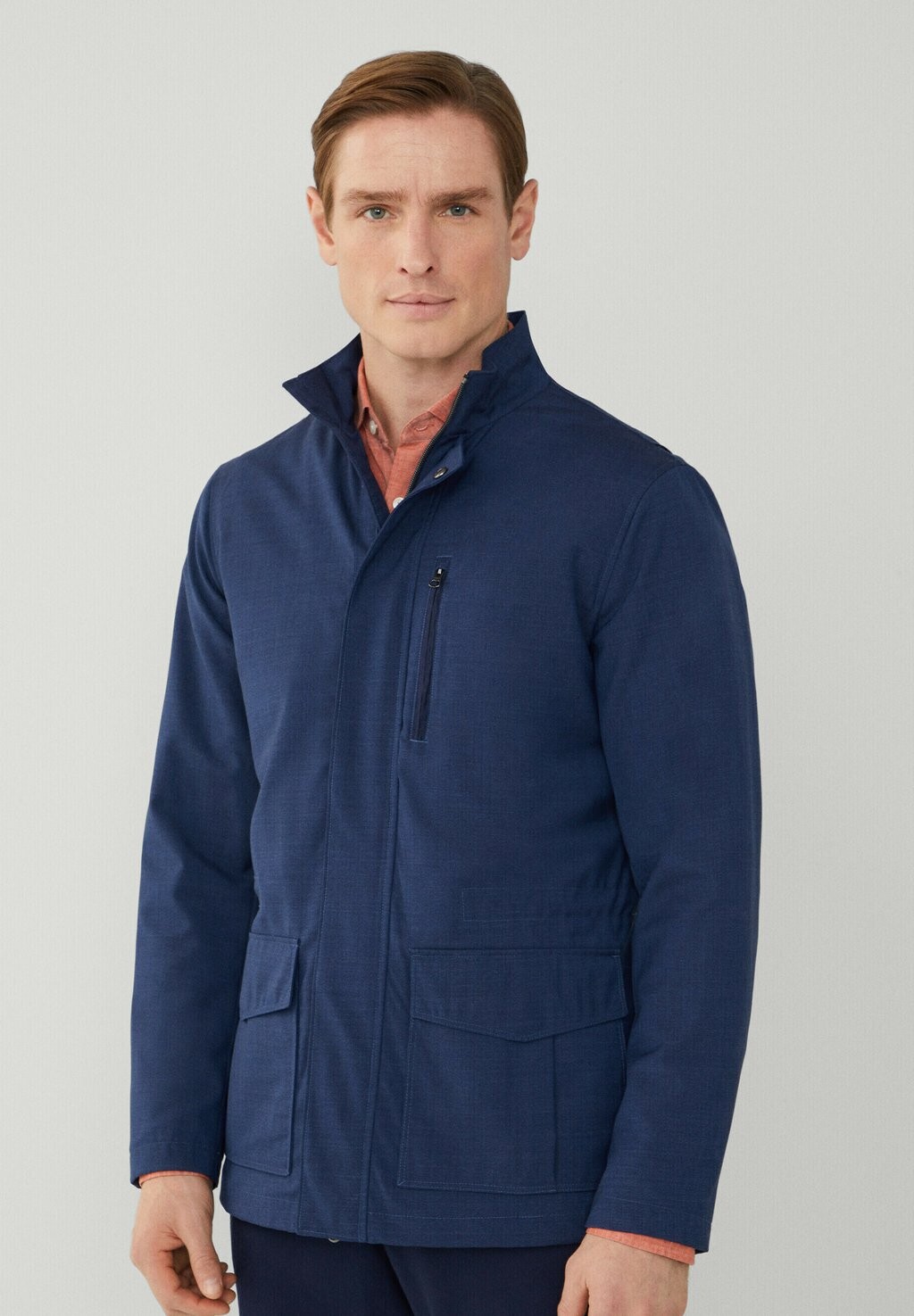 

Легкая куртка Hackett London, цвет blue