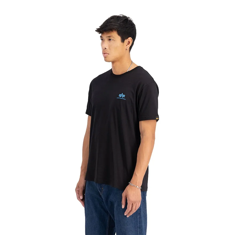 

Футболка с коротким рукавом Alpha Industries Basic Small Logo, черный