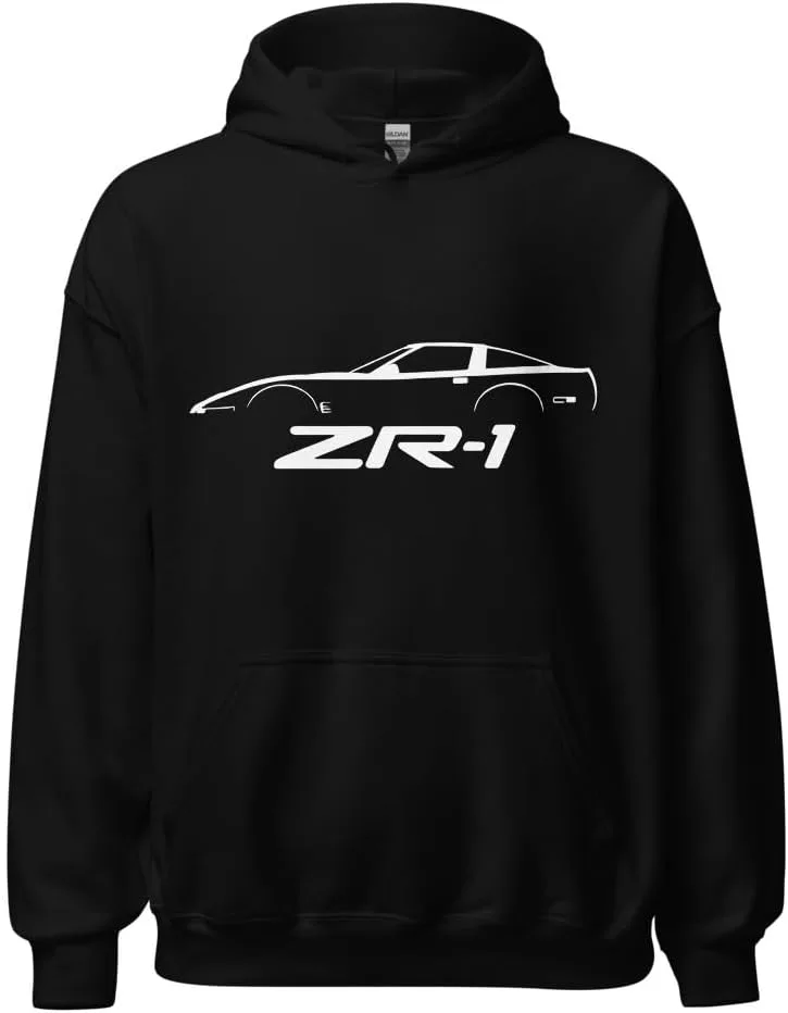 

Толстовка C4 Sports Car ZR1 с силуэтом для владельцев и водителей Corvette четвертого поколения, черная JG Infinite