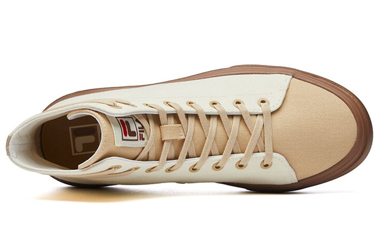 Кеды (WMNS) Fila Fusion 'Beige Brown', белый — фото 4