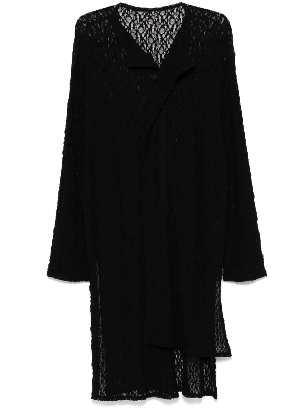 

Пальто с длинными рукавами Yohji Yamamoto, черный