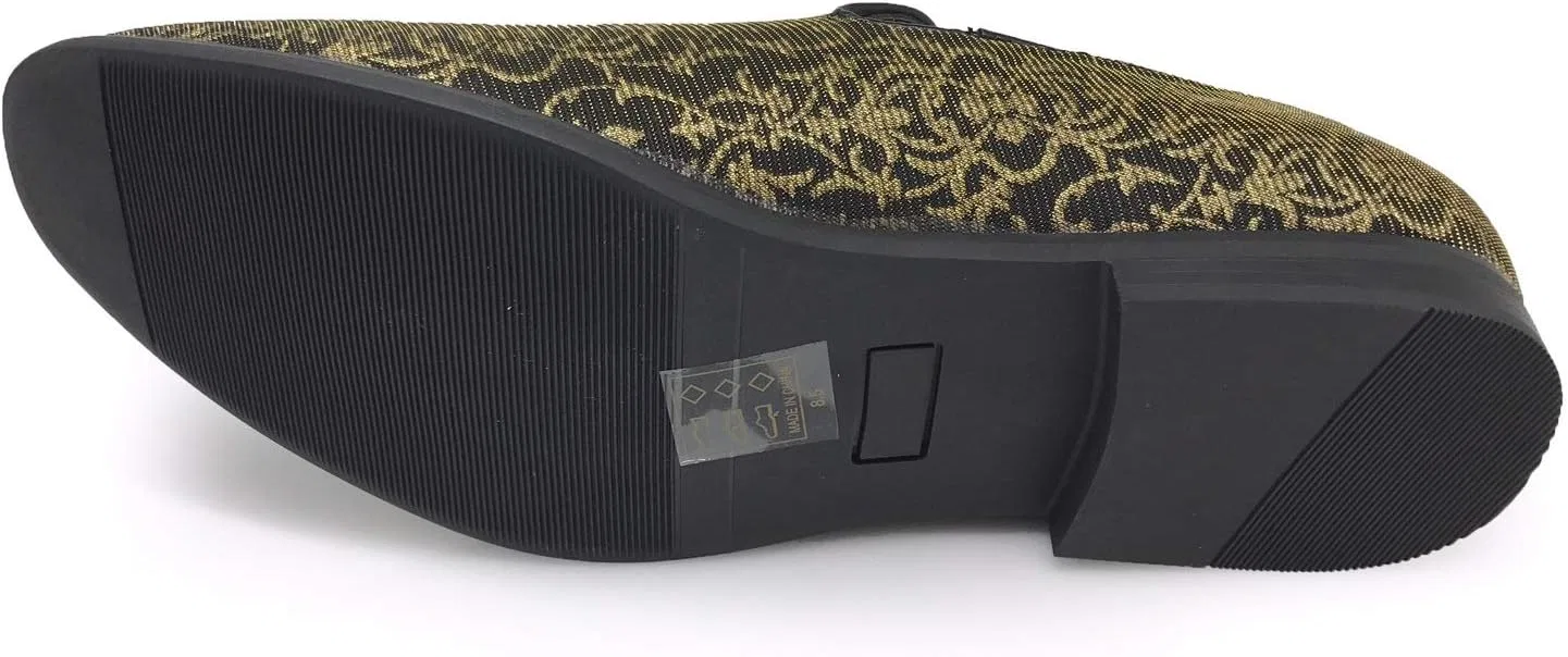 Лоферы Enzo Romeo Hombres, Gold — фото 4