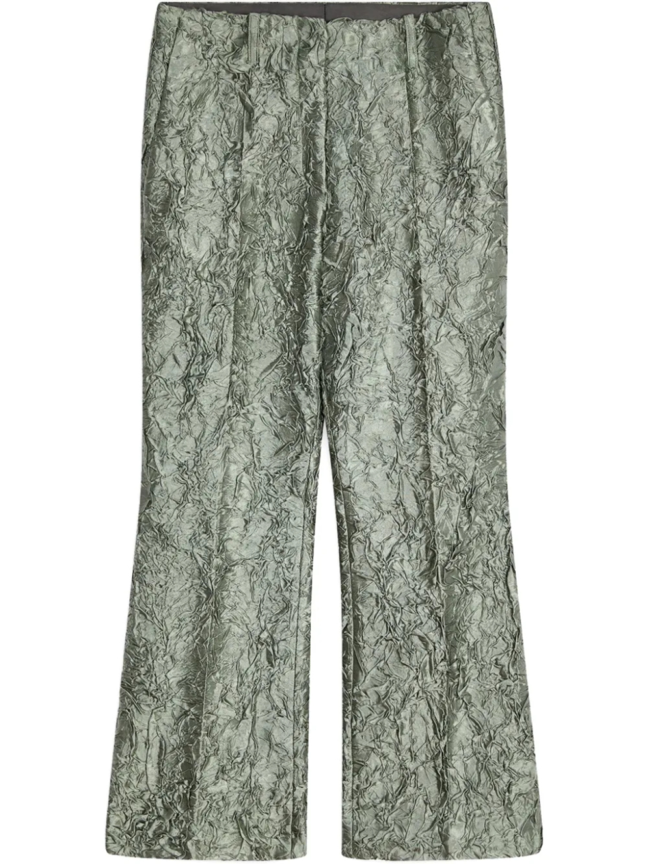 

Брюки с жатым эффектом DRIES VAN NOTEN, зеленый