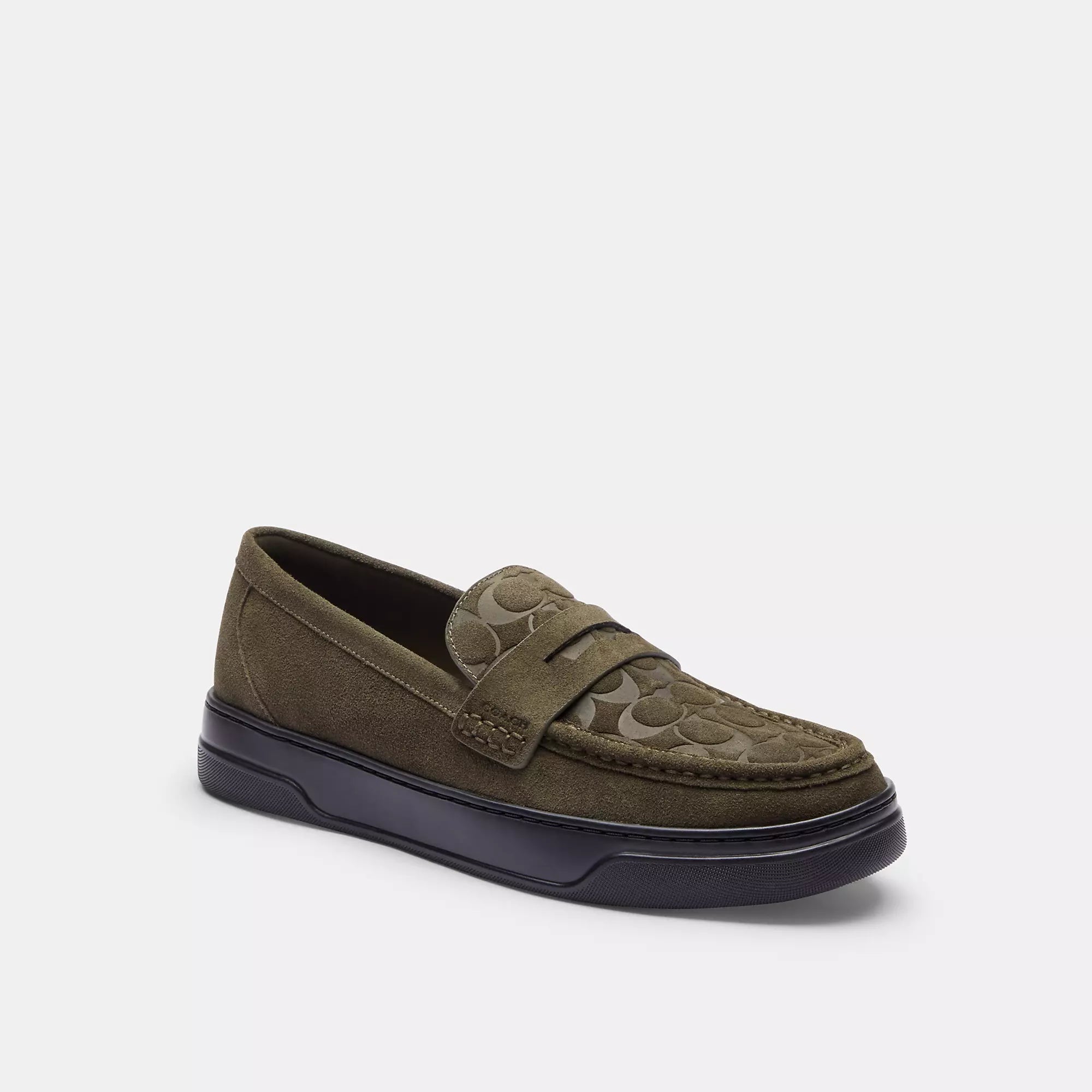 

Лоферы Coach Outlet Hybrid с фирменным принтом, цвет olive drab