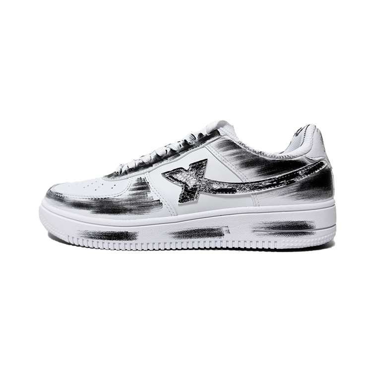 

XTEP Кроссовки Air Force One Warm с низким верхом для скейтборда, противоскользящие, амортизирующие, мужские, черно-белые