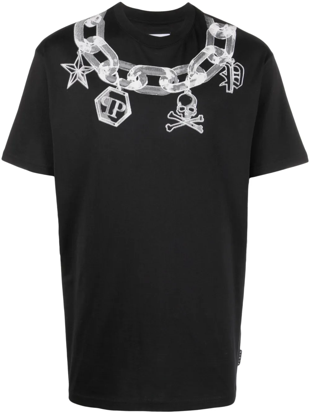 

Футболка с принтом Philipp Plein, черный