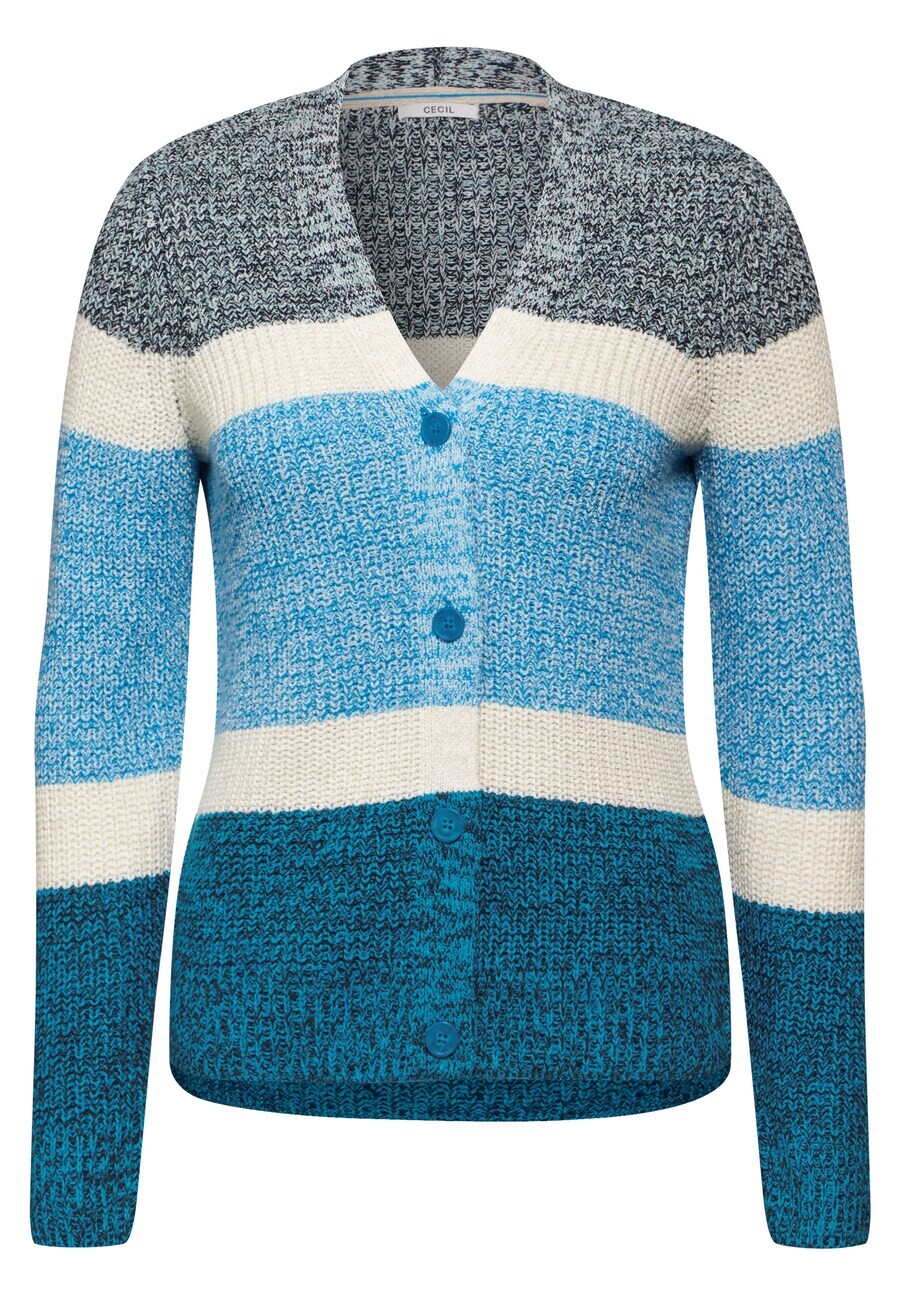 

Вязаный кардиган CECIL Knit Cardigan, цвет blue/aqua/light blue