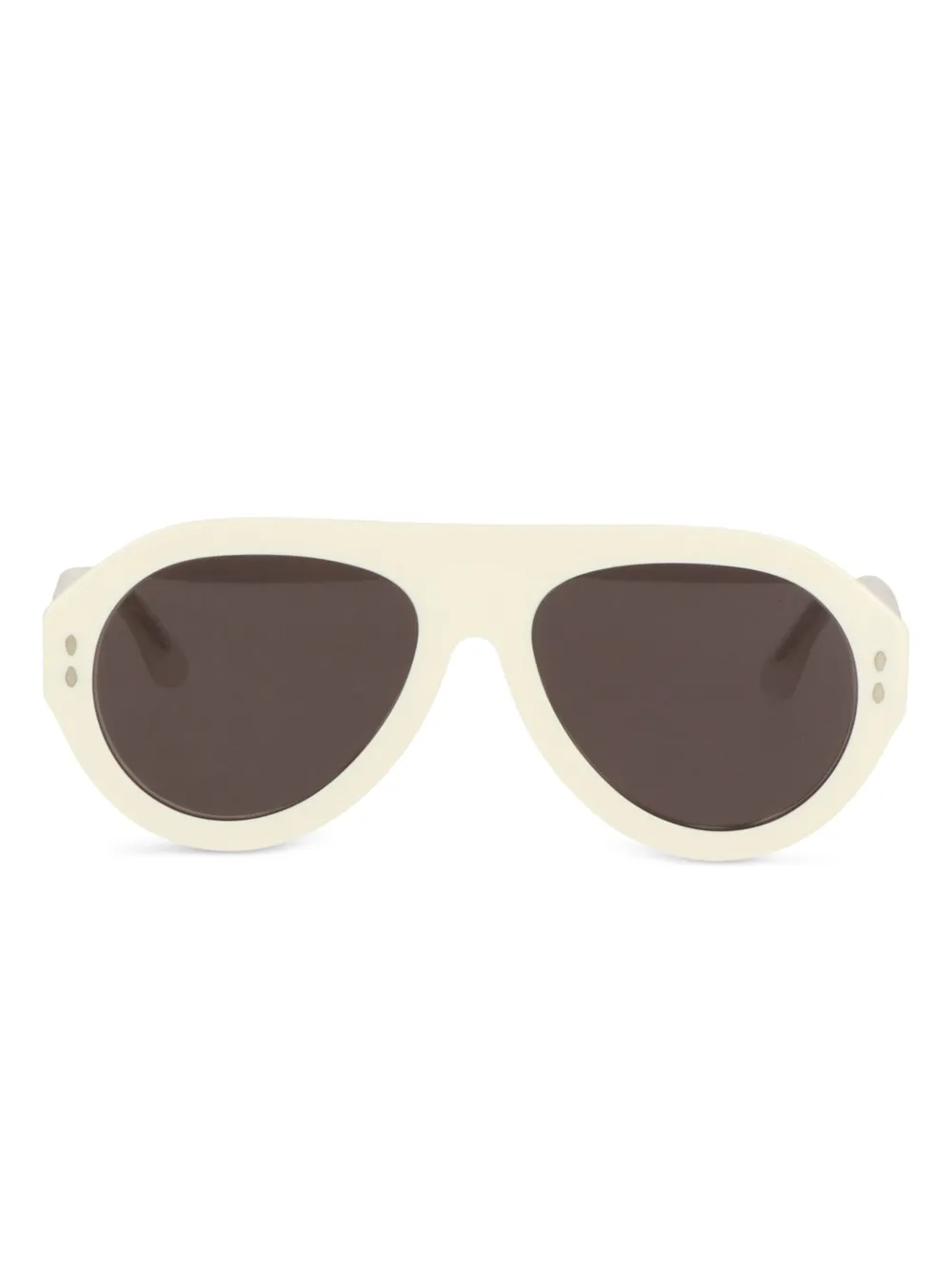 

Солнцезащитные очки в овальной оправе Isabel Marant Eyewear, нейтральный