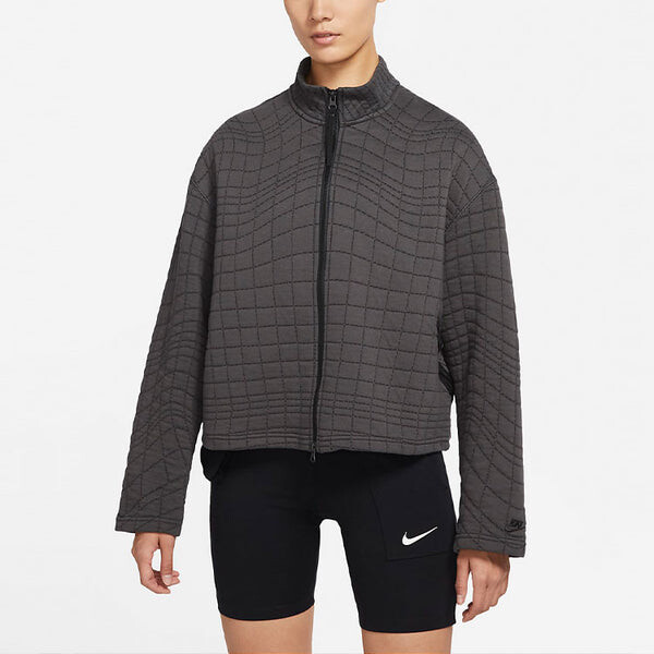 Куртка ss22 кардиган на молнии во всю длину Nike, серый — фото 4