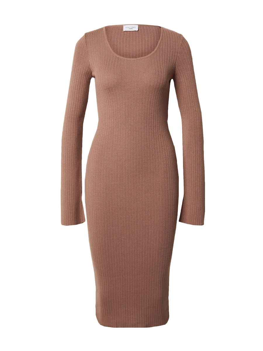 

Вязаное платье ABOUT YOU x Toni Garrn Hailey, серо-коричневый