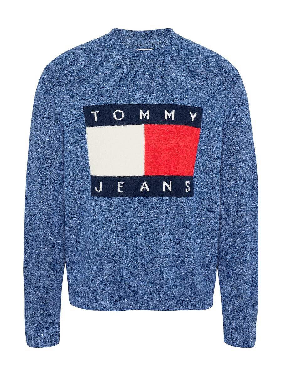 

Свитер Tommy Jeans Badge, цвет Blue/marine blue