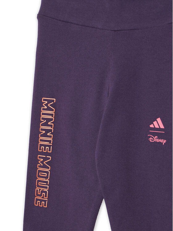 Леггинсы slim fit Disney Minnie Mouse JL9192 Adidas, фиолетовый — фото 3