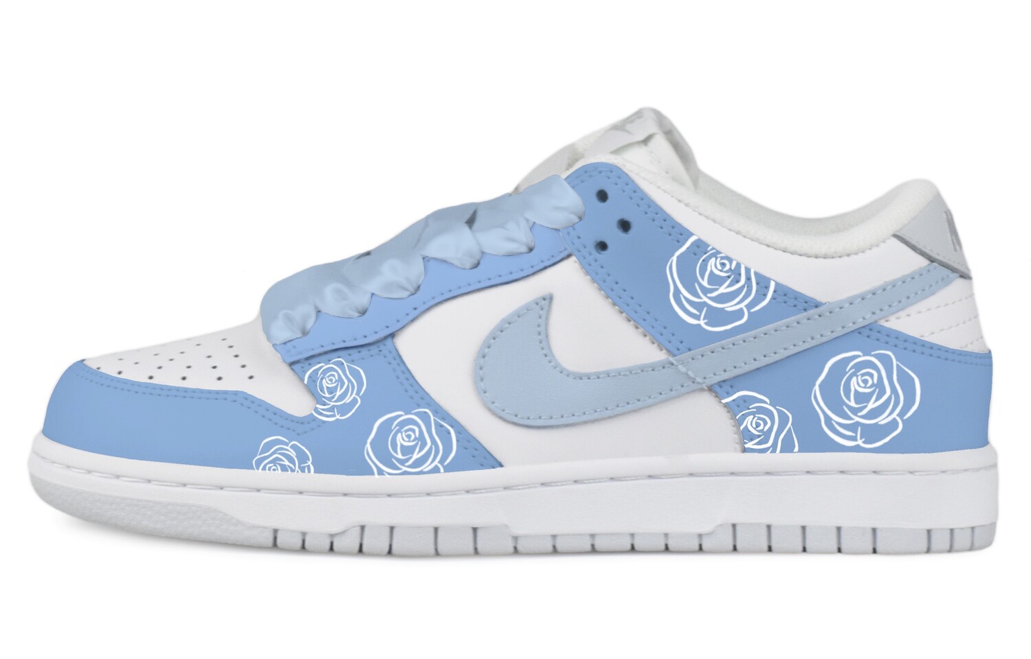 

Кроссовки Nike Dunk Skateboard Shoes Men Low-Top White Blue Gray