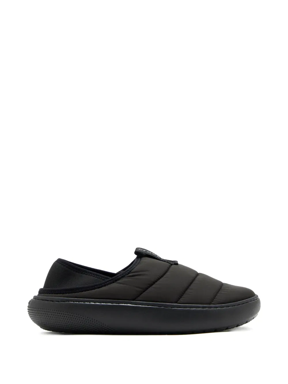 Стеганые мулы Crocs, черный