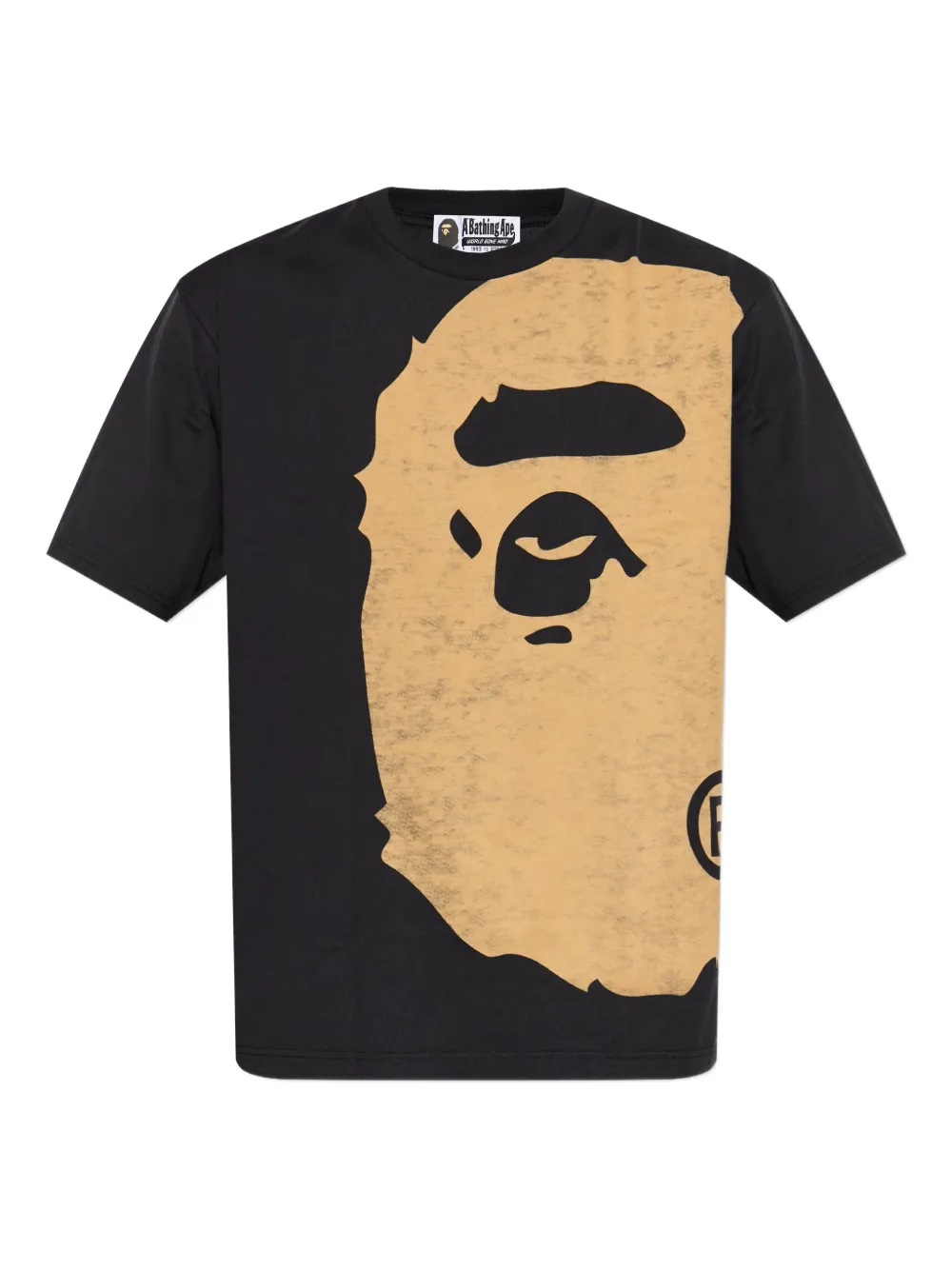 

Футболка с принтом Ape Head A BATHING APE, черный