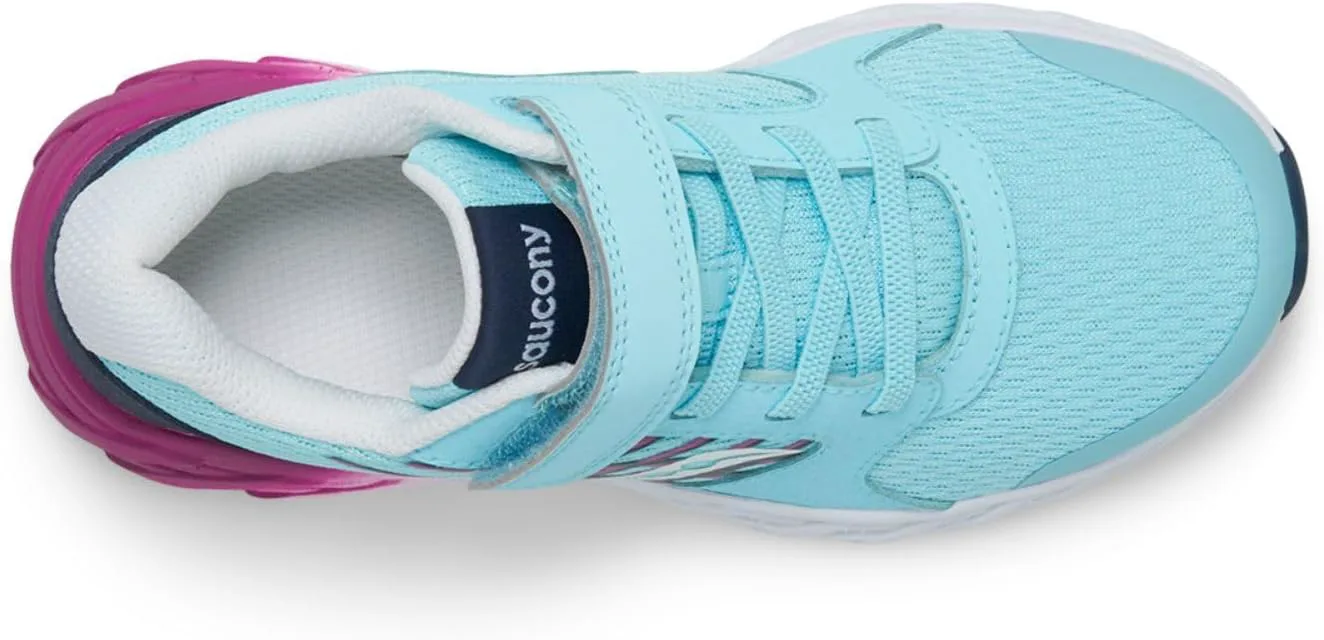 Saucony Unisex-Child Wind Alternative Closure 2.0, синий/розовый — фото 4