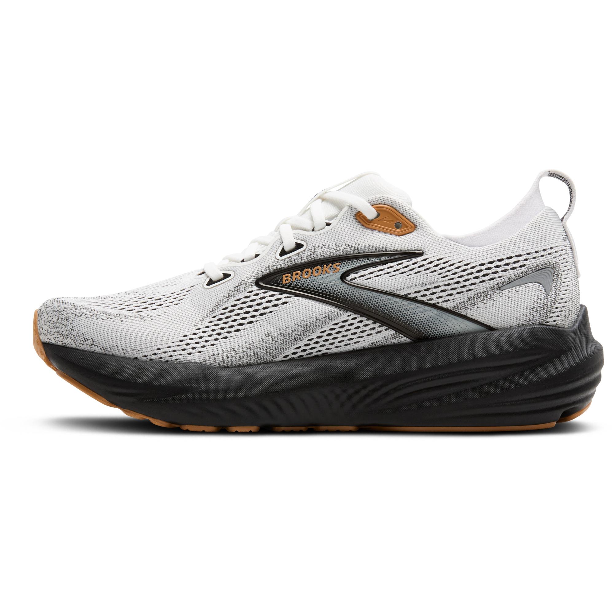Мужские беговые кроссовки Glycerin 22 Brooks, White/Grey/Black — фото 3