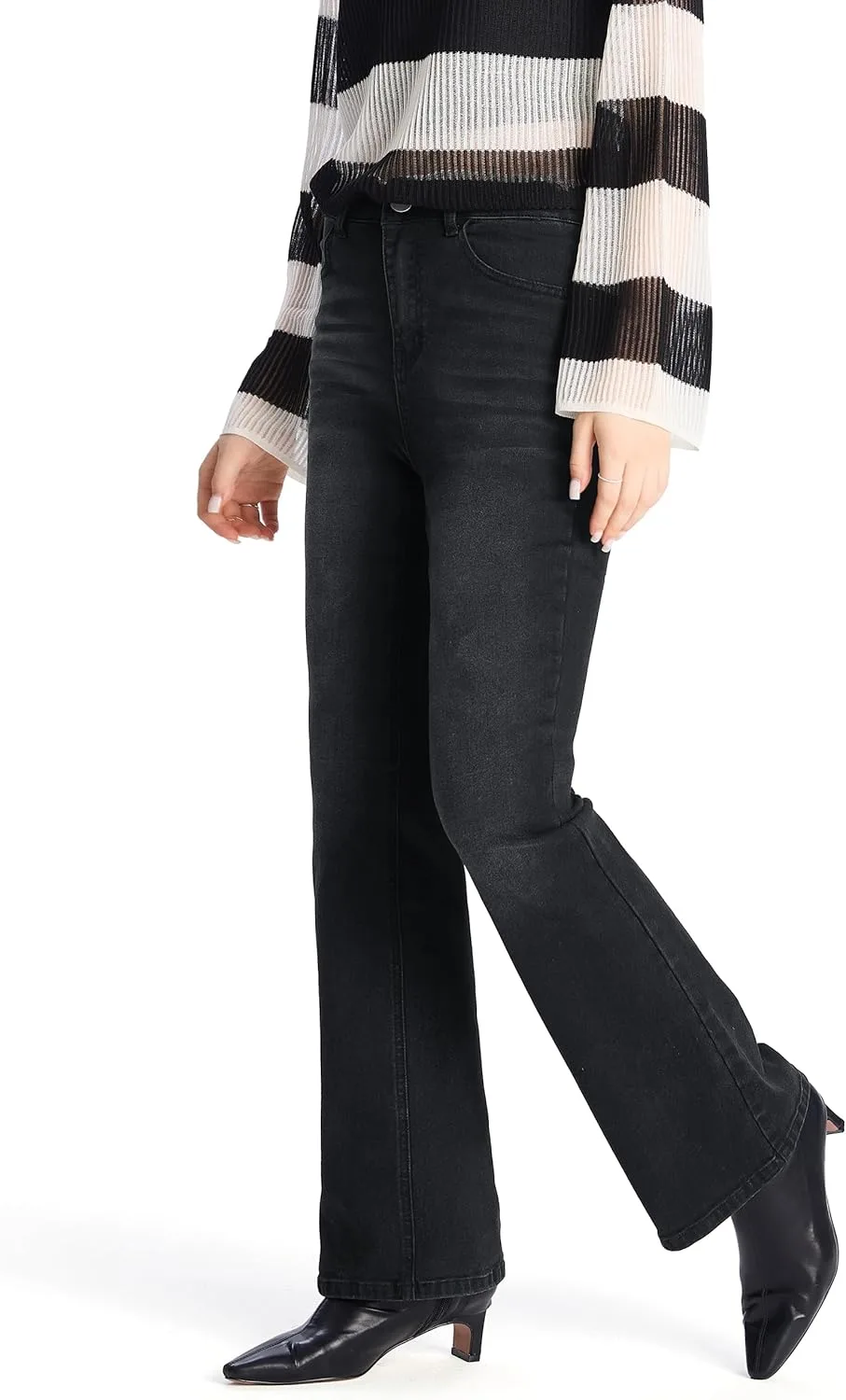 

Прямые джинсы Petite с высокой посадкой Prettyleaf