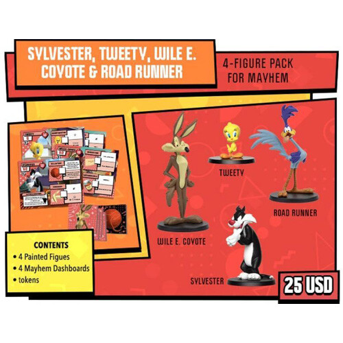 

Настольная игра Looney Tunes Mayhem 4-Figure Pack