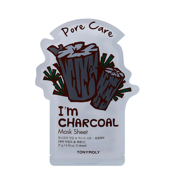 

Очищающая тканевая маска для лица, 21 г Tony Moly I'M charcoal