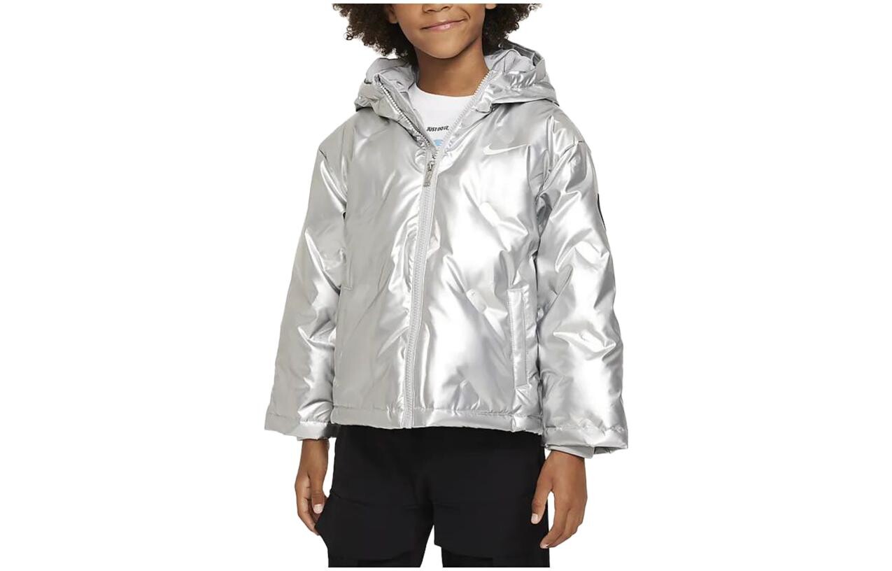 

Nike Kids Пуховик/пуховик, цвет Silver