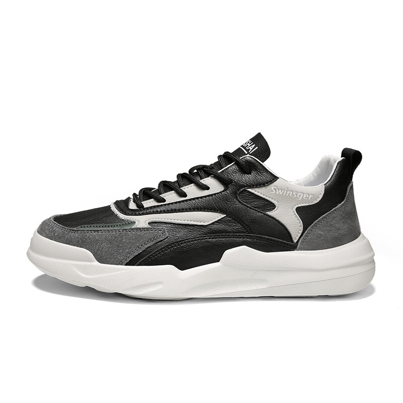 

Кроссовки мужские Lifestyle Shoes Men Low-Top Swinsger, цвет Black Gray
