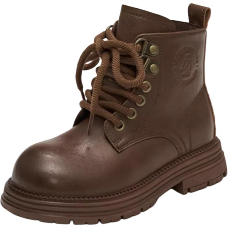 

Детские кожаные сапоги Kids Hush Puppies, коричневый