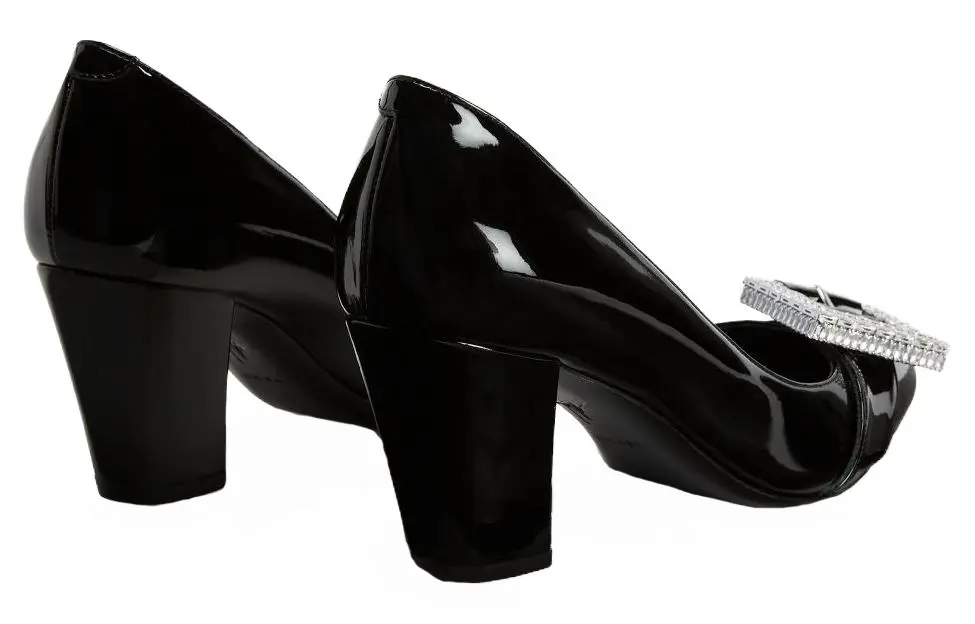 70-миллиметровые туфли-лодочки Miss Buckle от Giuseppe Zanotti, черные — фото 4