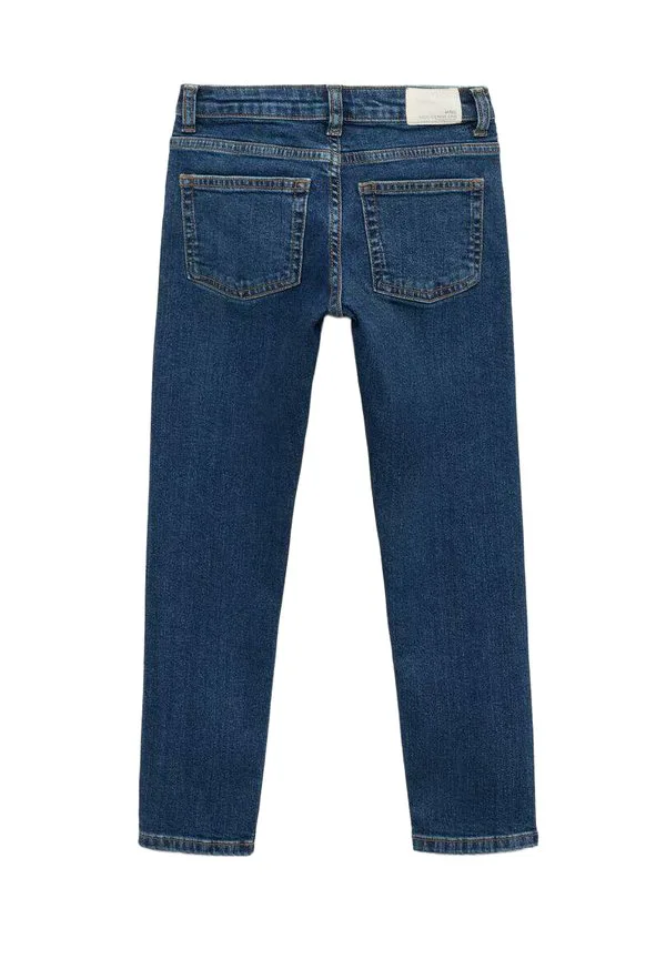 Детские джинсы облегающего кроя Mango Kids, Dark Blue — фото 2