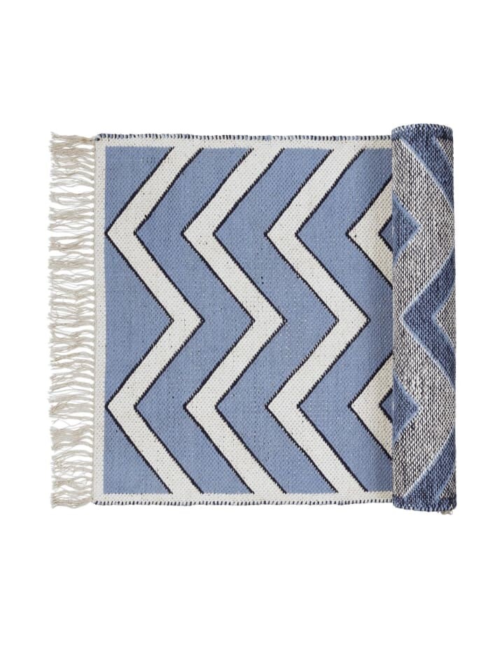 

Ковер Broste Copenhagen, цвет serenity blue