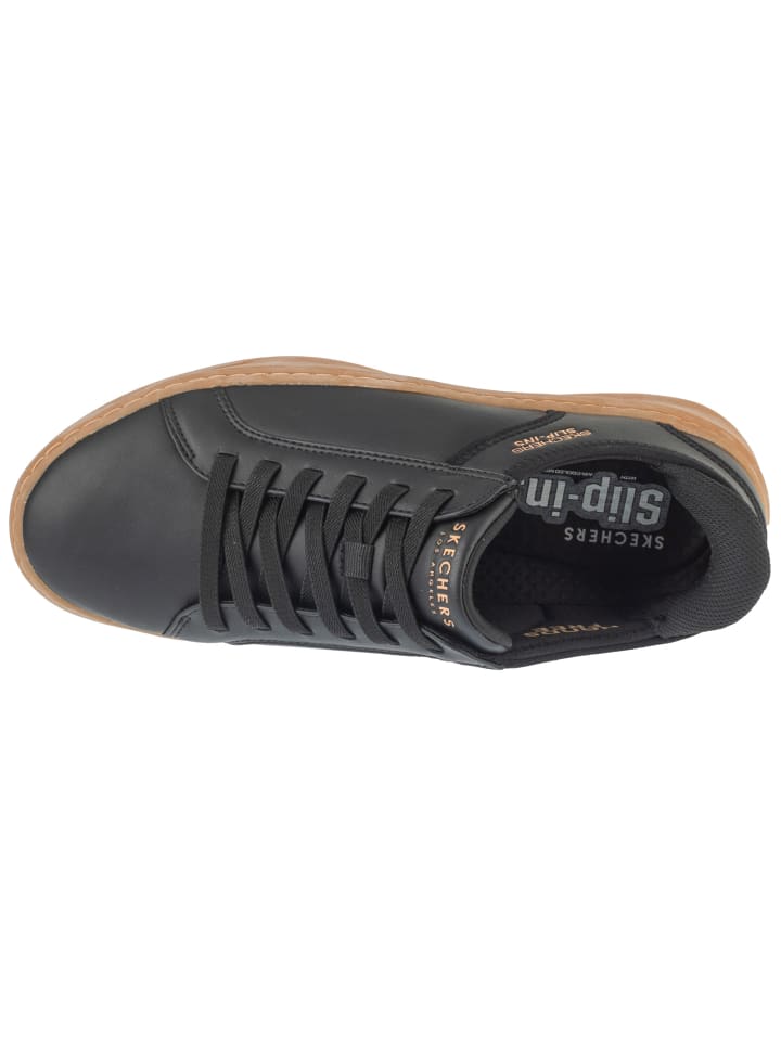 Кроссовки Skechers Slip-Ins: Court Break - кроссовки Suit Sneaker черного цвета Skechers — фото 3