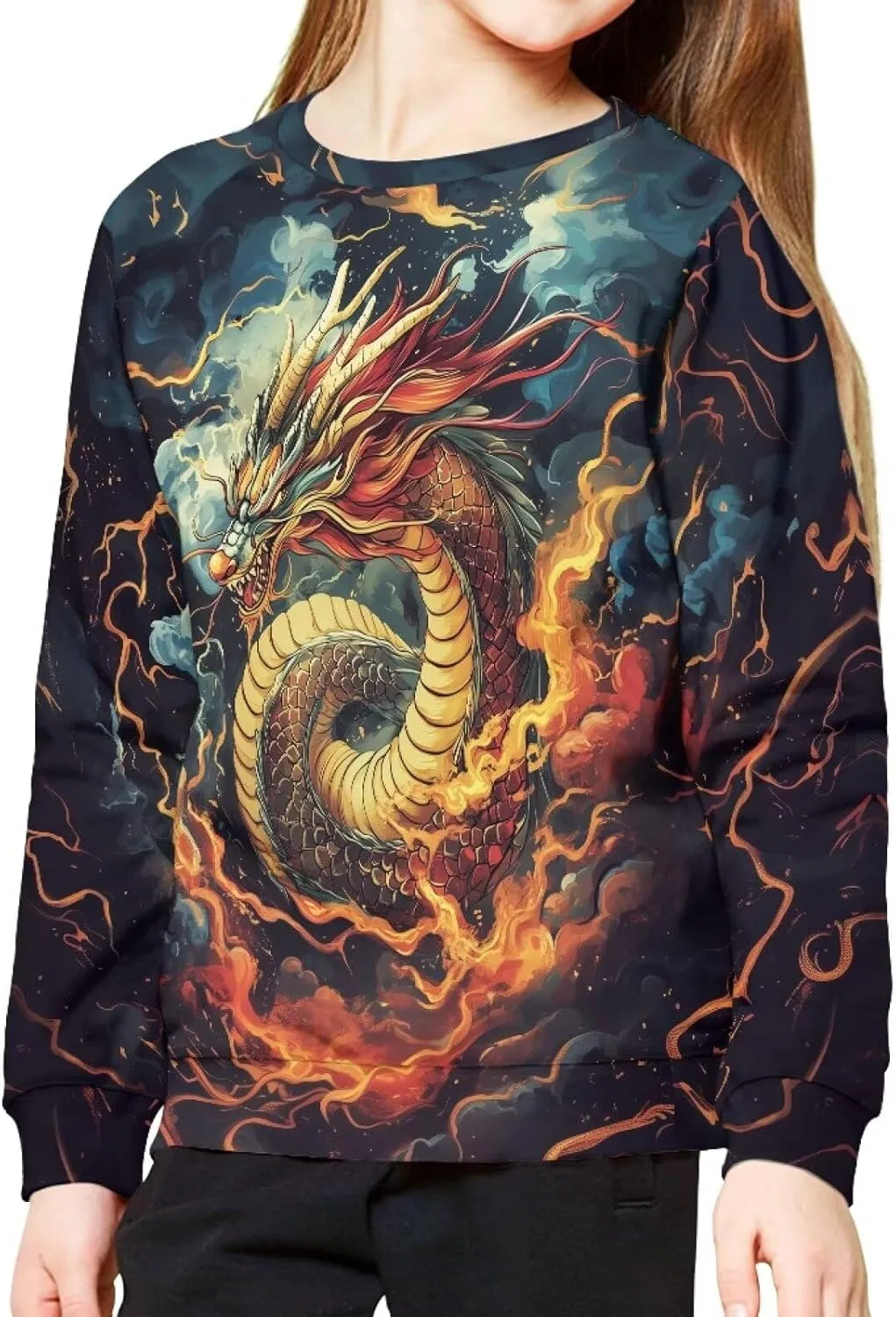 Детский свитшот с драконом ZPINXIGN, Chinese Dragon — фото 2